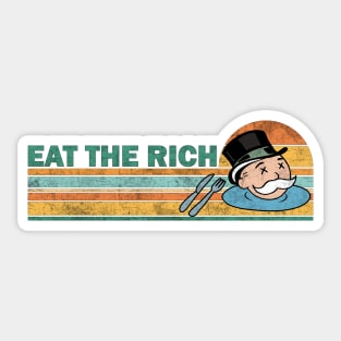 Eat The Rich Sticker